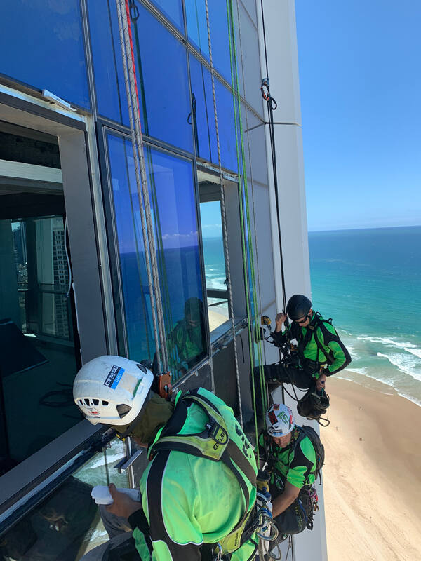 Beachfront Glazing Replacement — Surfers Paradise, QLD