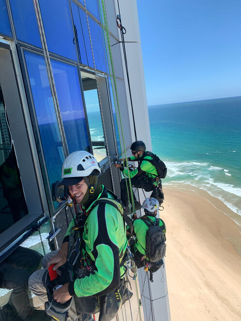 Building Exterior Works — rope access façade project in Gold Coast