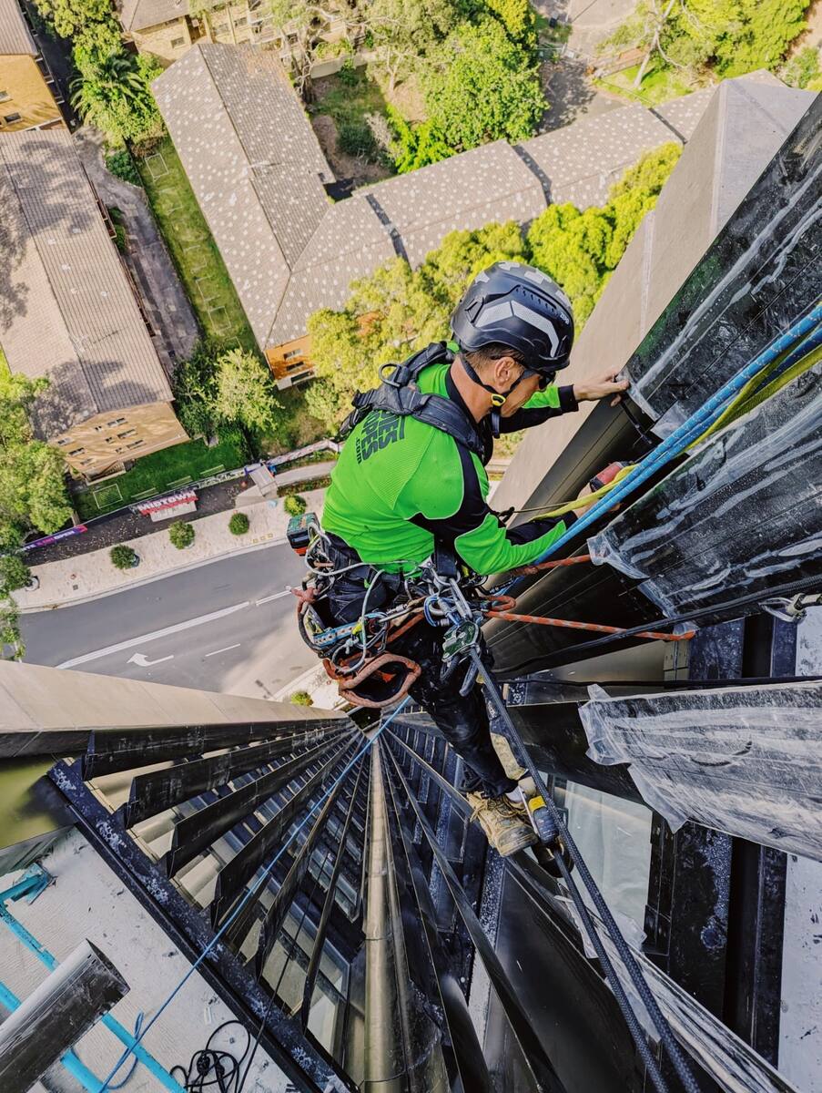 High-Rise Façade Access — rope access façade project in Sydney CBD